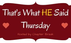 That’s What HE Said Thursday #60: Ash from The Iron King